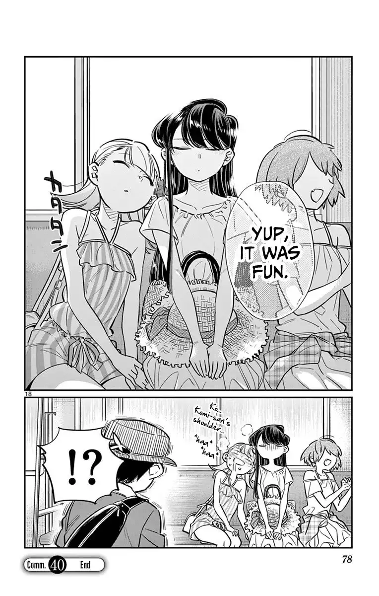 Komi-san wa Komyushou Desu Chapter 40 18